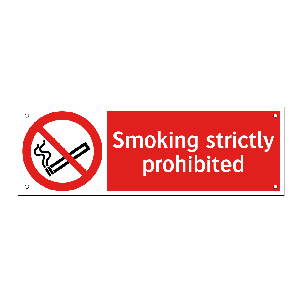 Smoking strictly prohibited