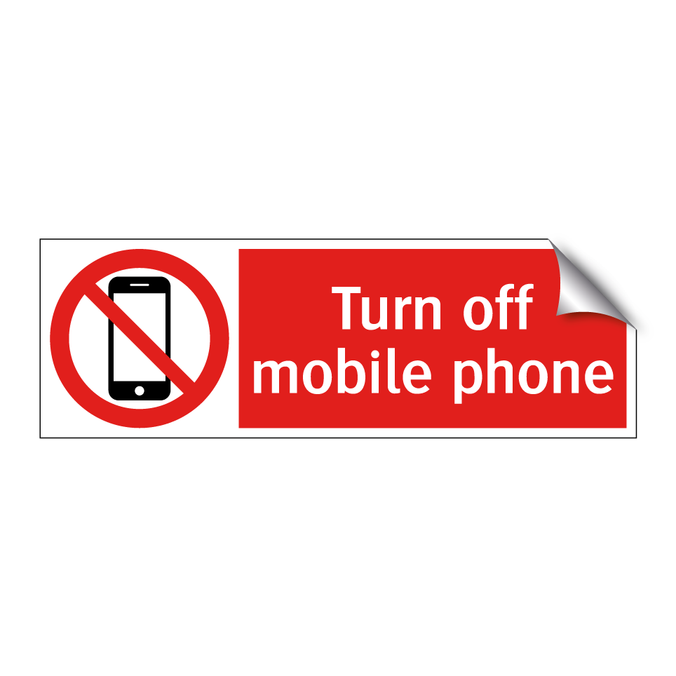 Turn off mobile phone
