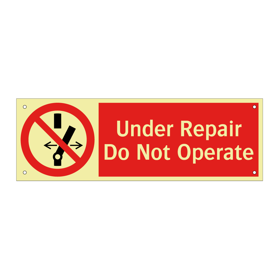Under Repair Do Not Operate