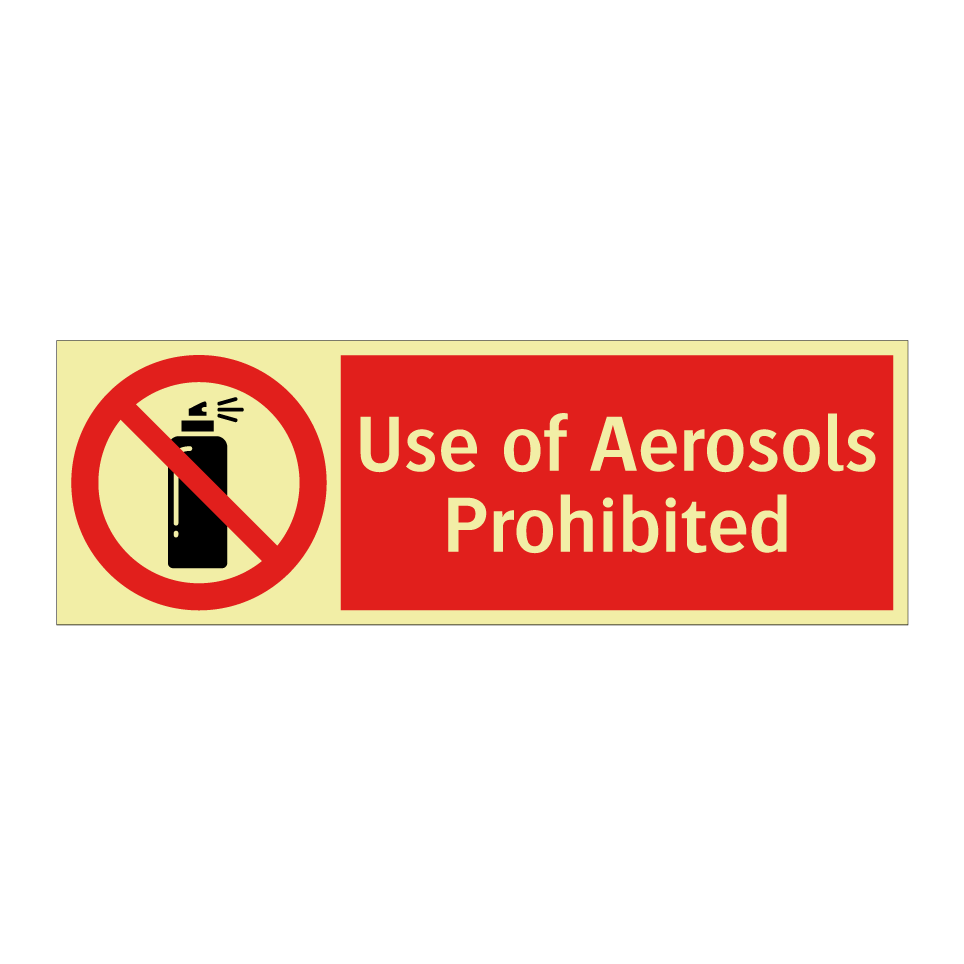 Use of Aerosols Prohibited