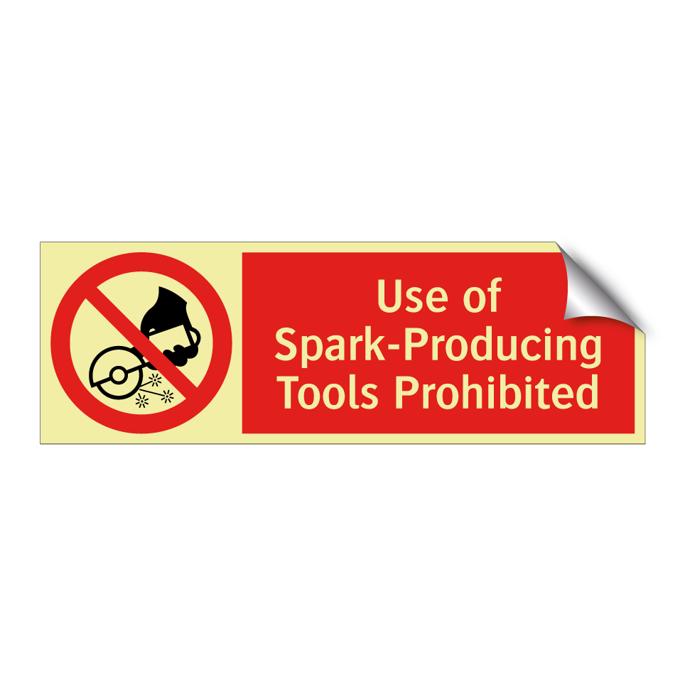 Use of Spark-Producing Tools Prohibited