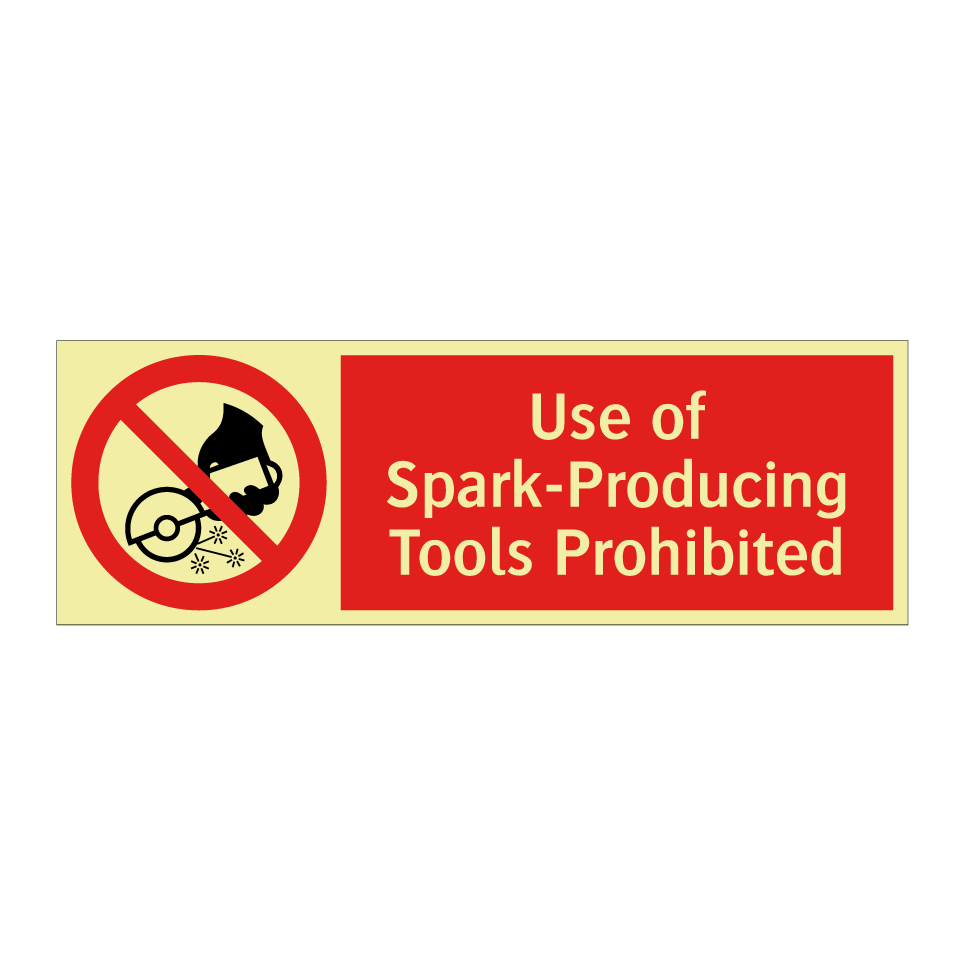Use of Spark-Producing Tools Prohibited