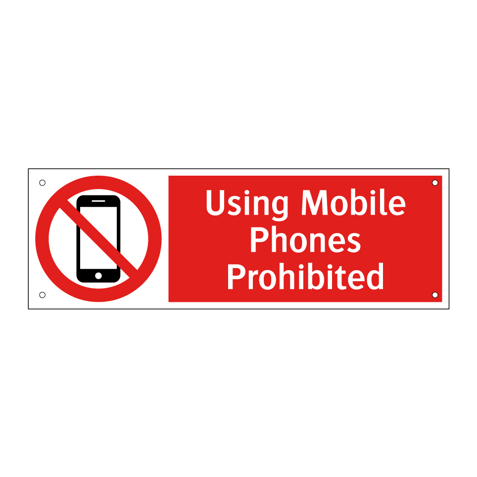 Using Mobile Phones Prohibited