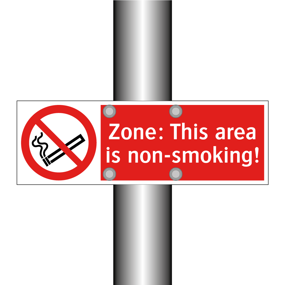 Zone: This area is non-smoking!