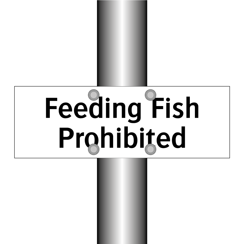 Feeding Fish Prohibited