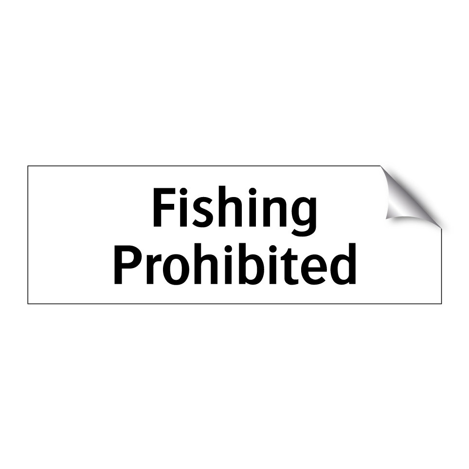 Fishing Prohibited