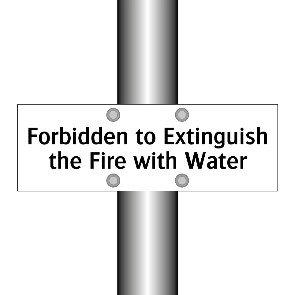 Forbidden to Extinguish the Fire with Water