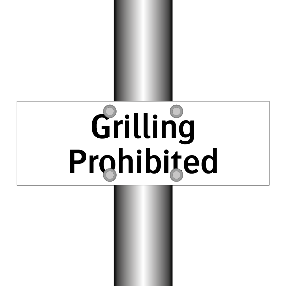 Grilling Prohibited