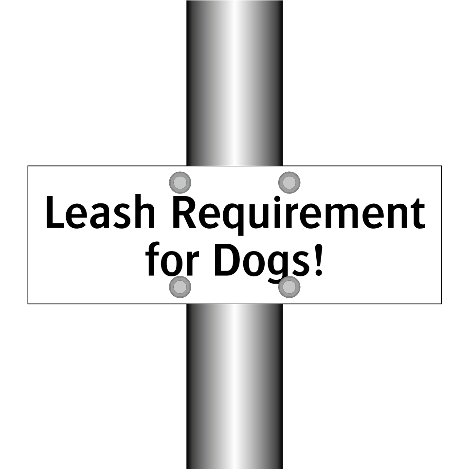 Leash Requirement for Dogs!