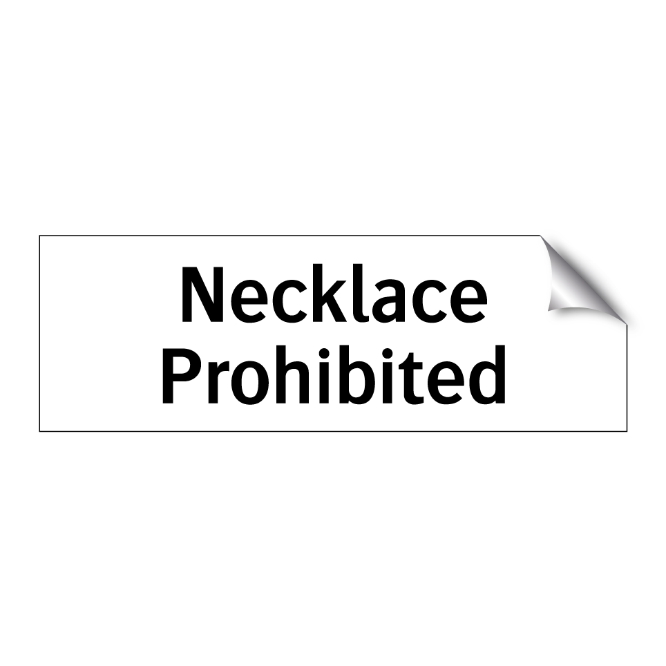 Necklace Prohibited