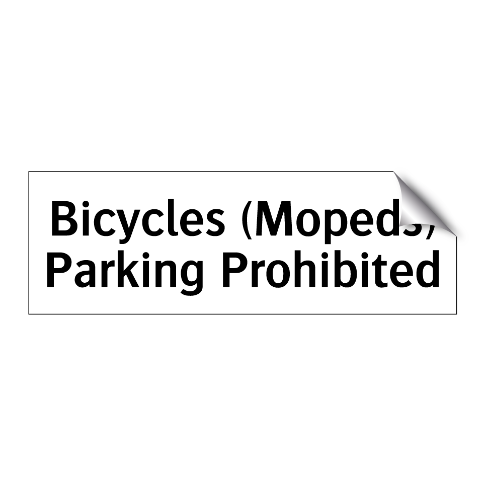 Bicycles (Mopeds) Parking Prohibited
