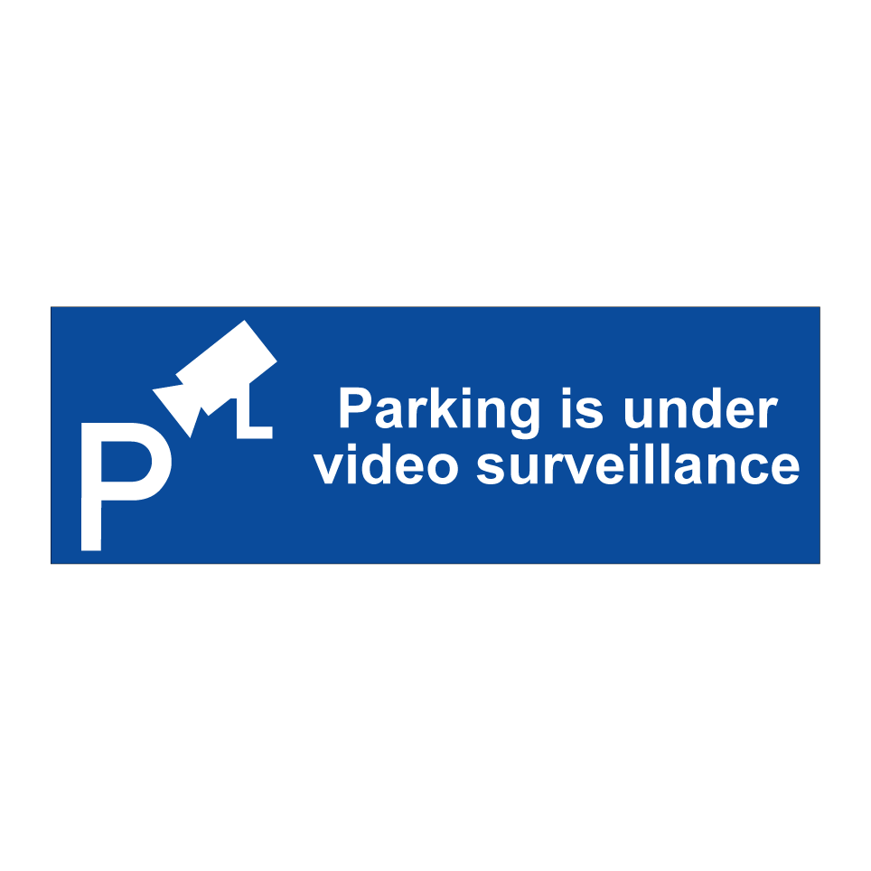 Parking is under video surveillance