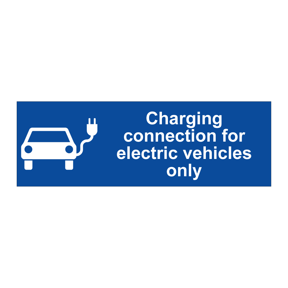 Charging connection for electric vehicles only