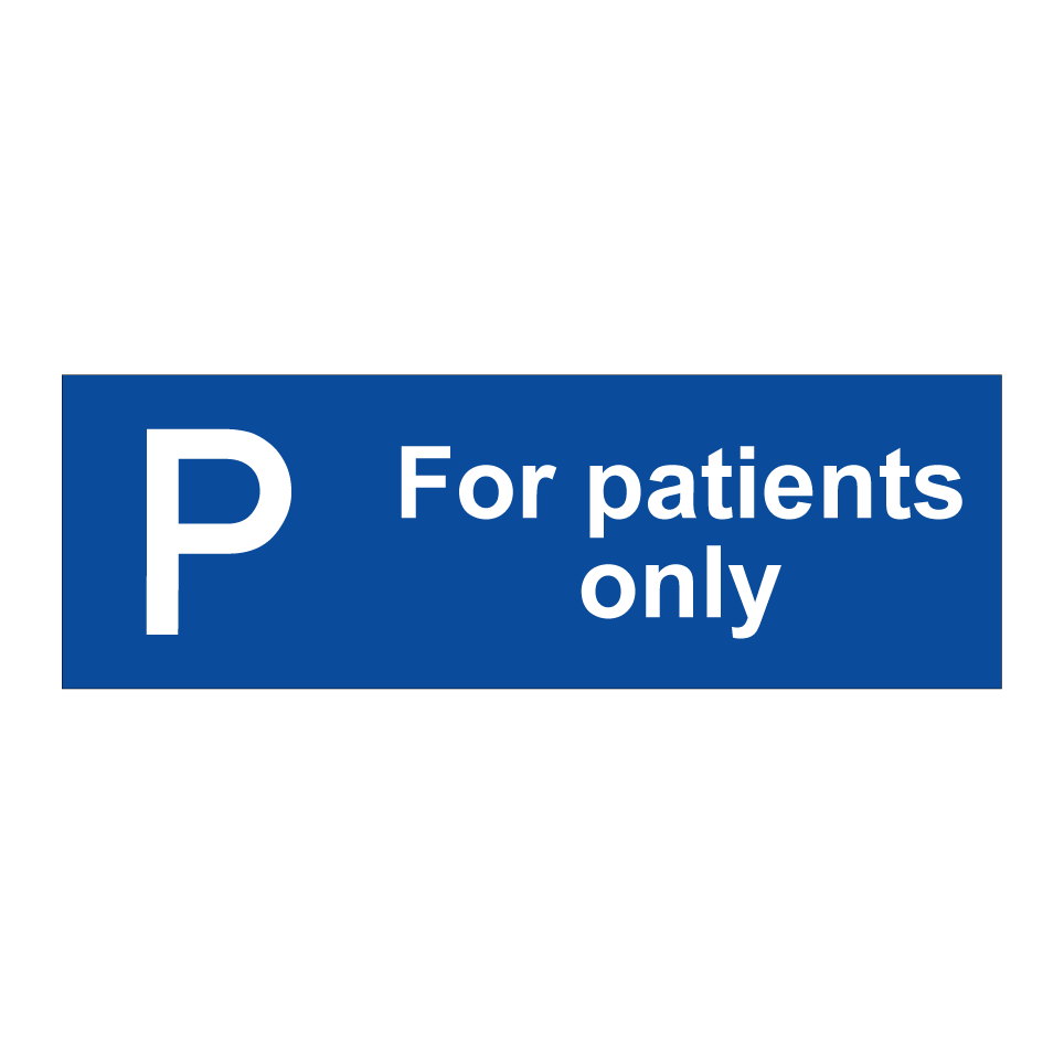 For patients only
