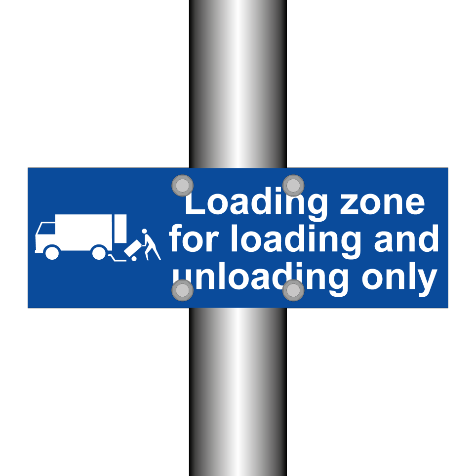 Loading zone for loading and unloading only