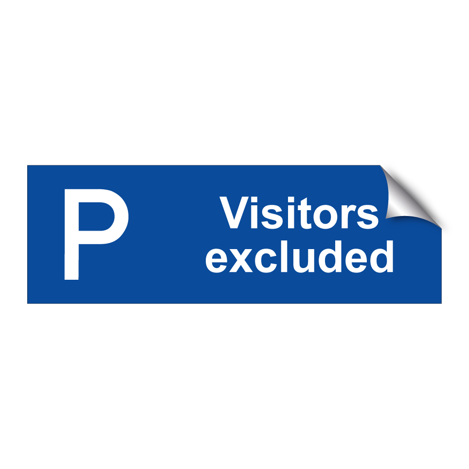 Visitors excluded