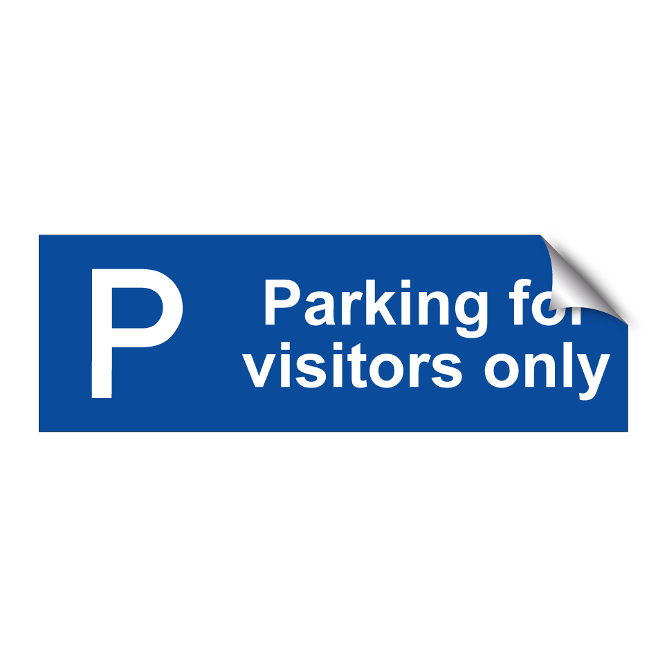 Parking for visitors only