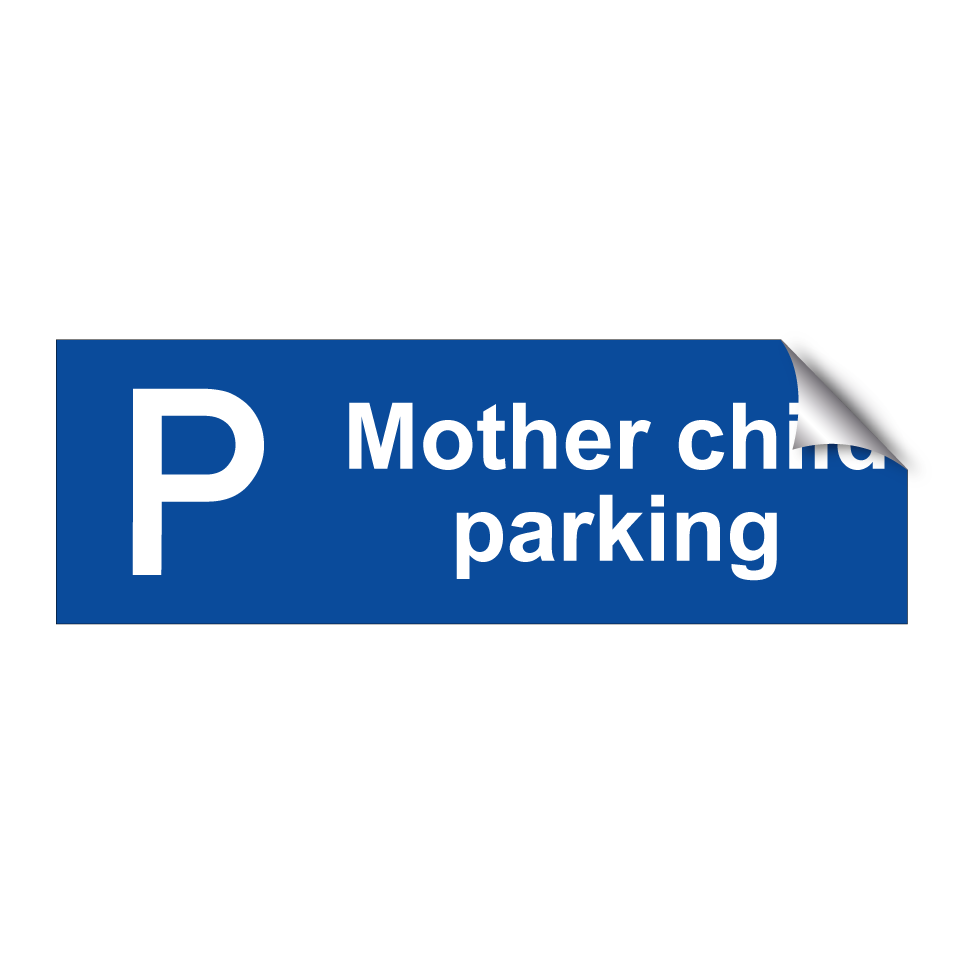 Mother child parking