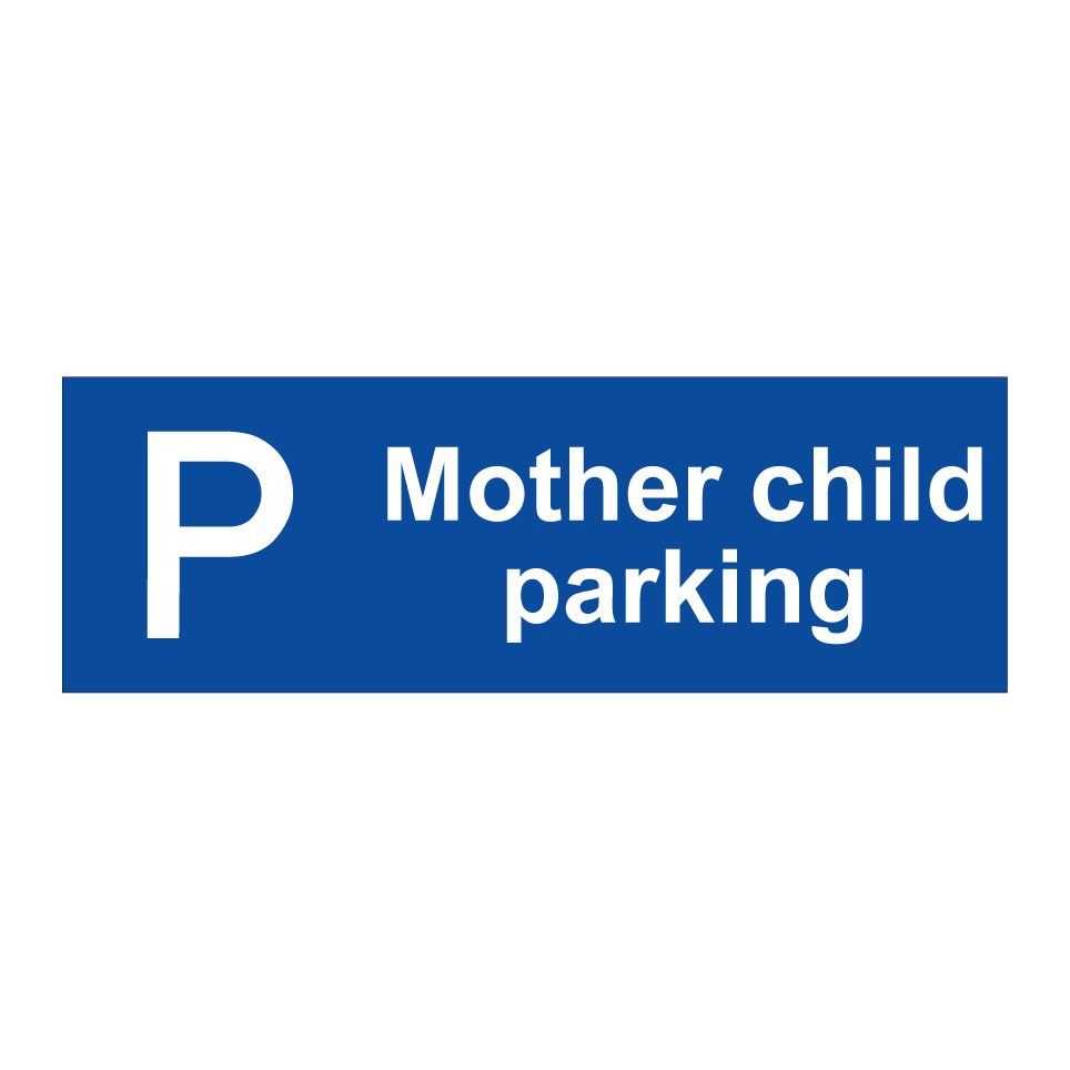 Mother child parking