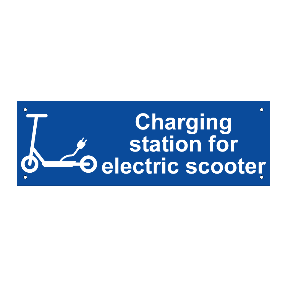 Charging station for electric scooter