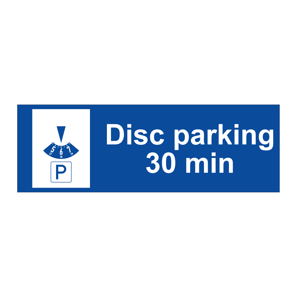 Disc parking 30 min