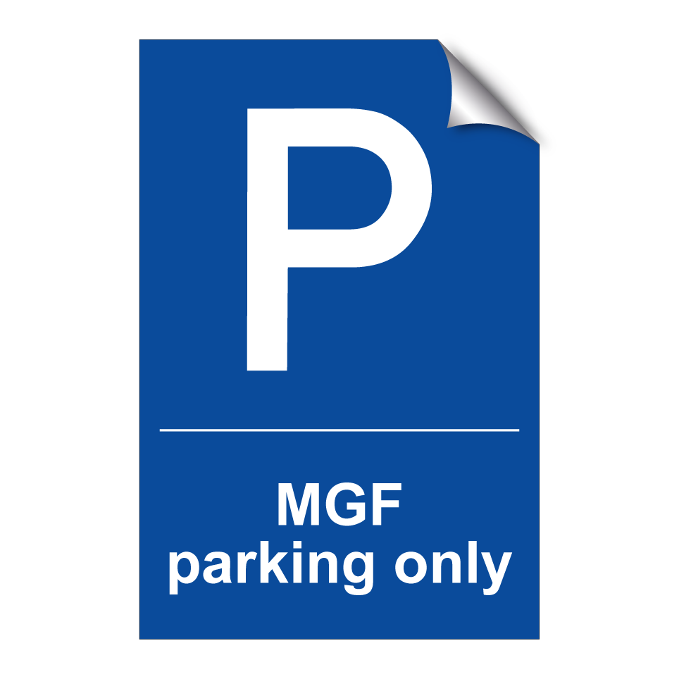 MGF parking only