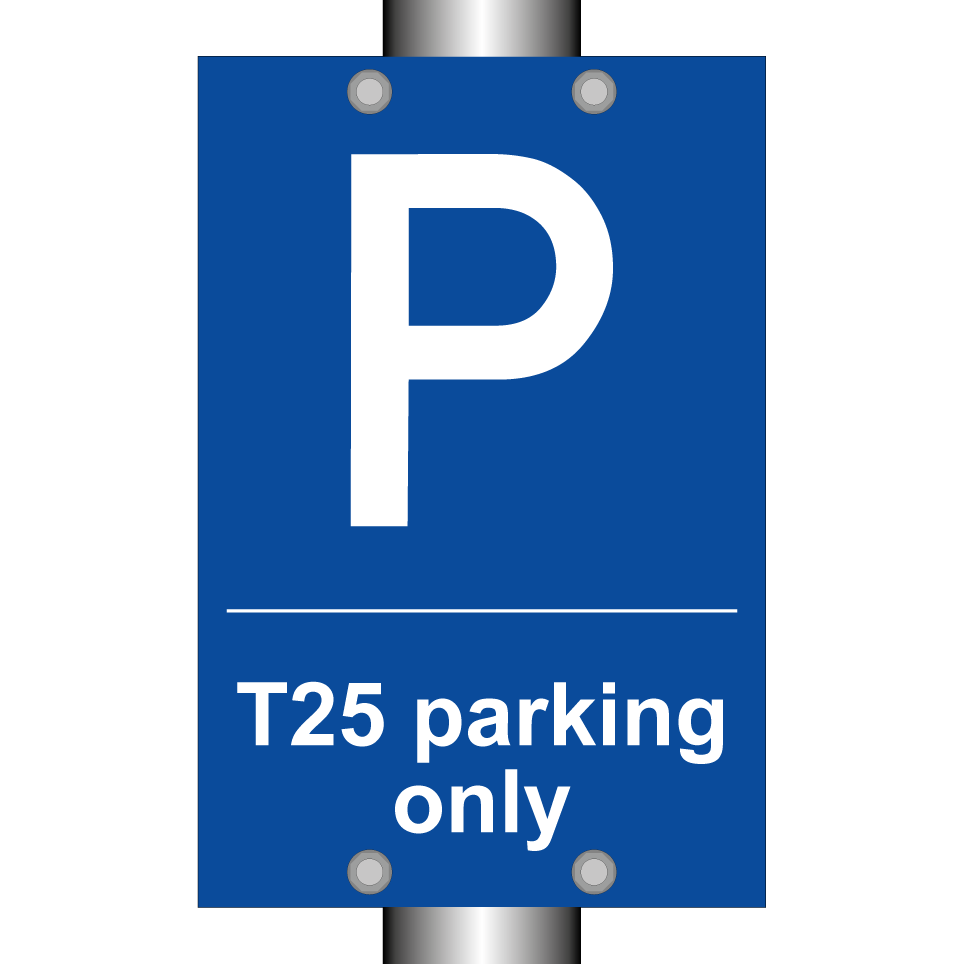 T25 parking only