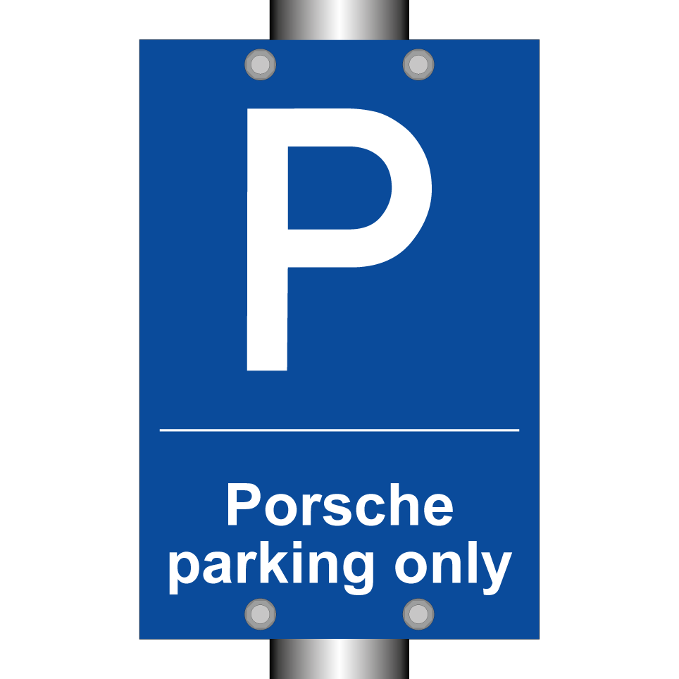 Porsche parking only