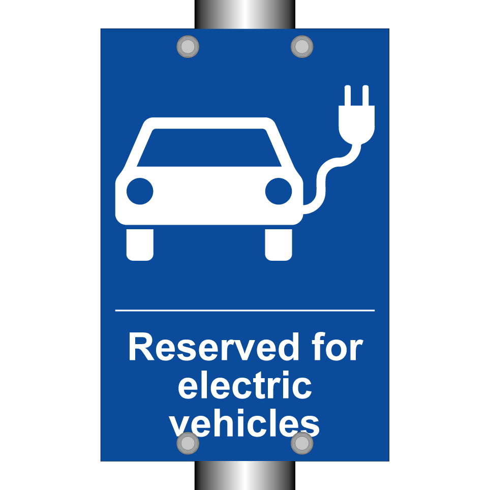 Reserved for electric vehicles