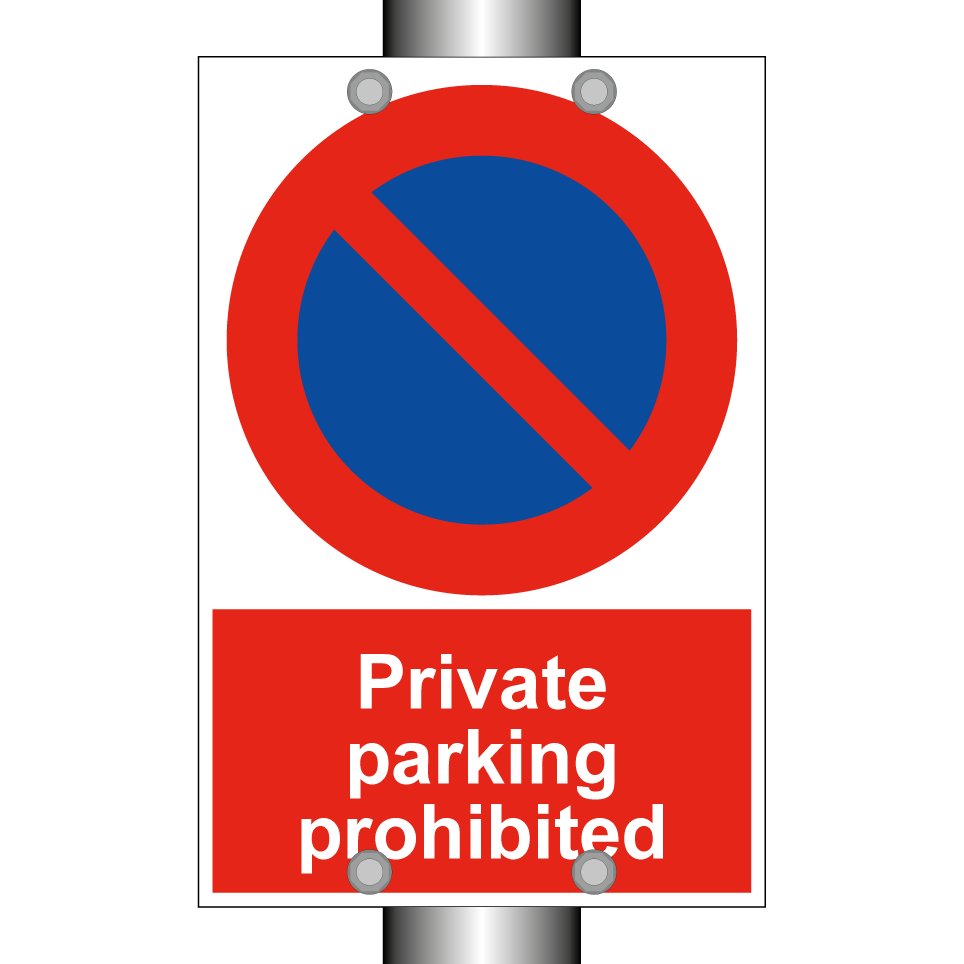 Private parking prohibited