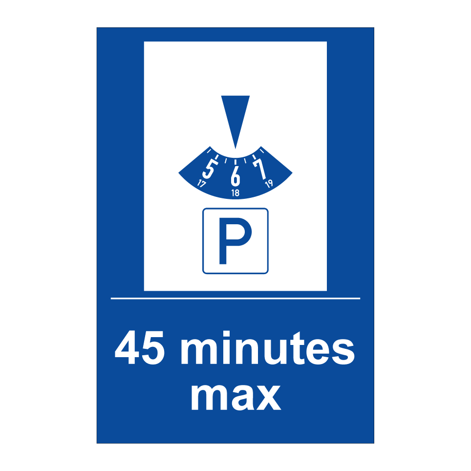 45 minutes max