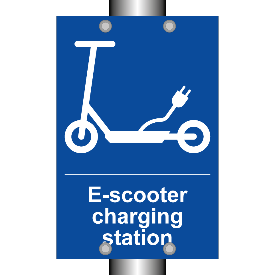 E-scooter charging station