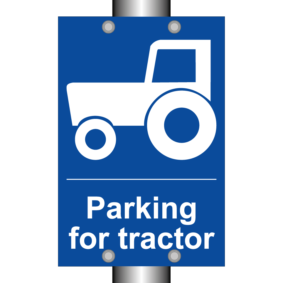 Parking for tractor