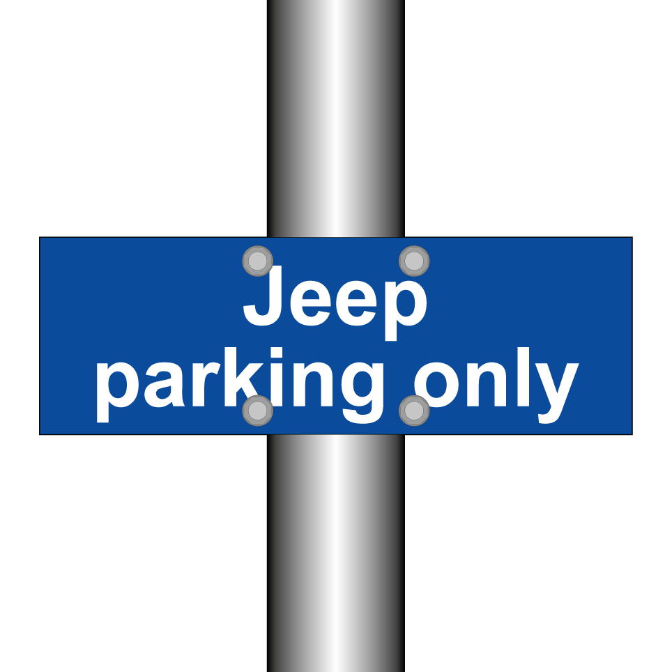 Jeep parking only