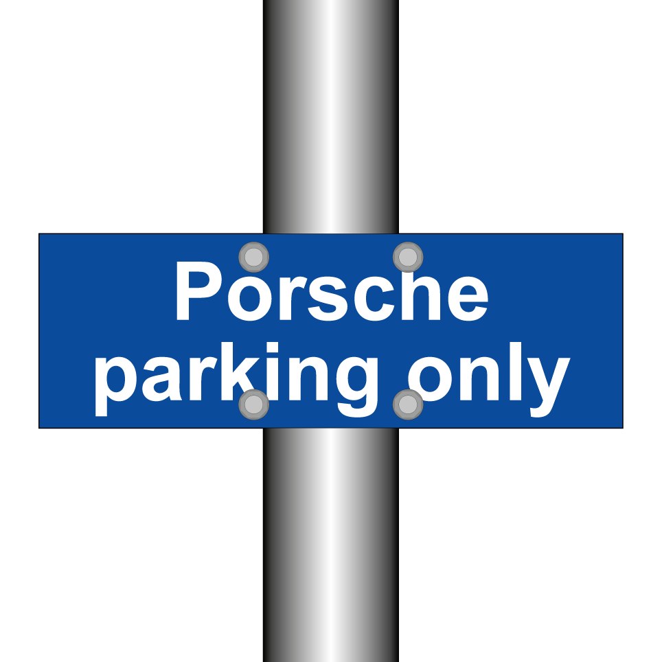 Porsche parking only
