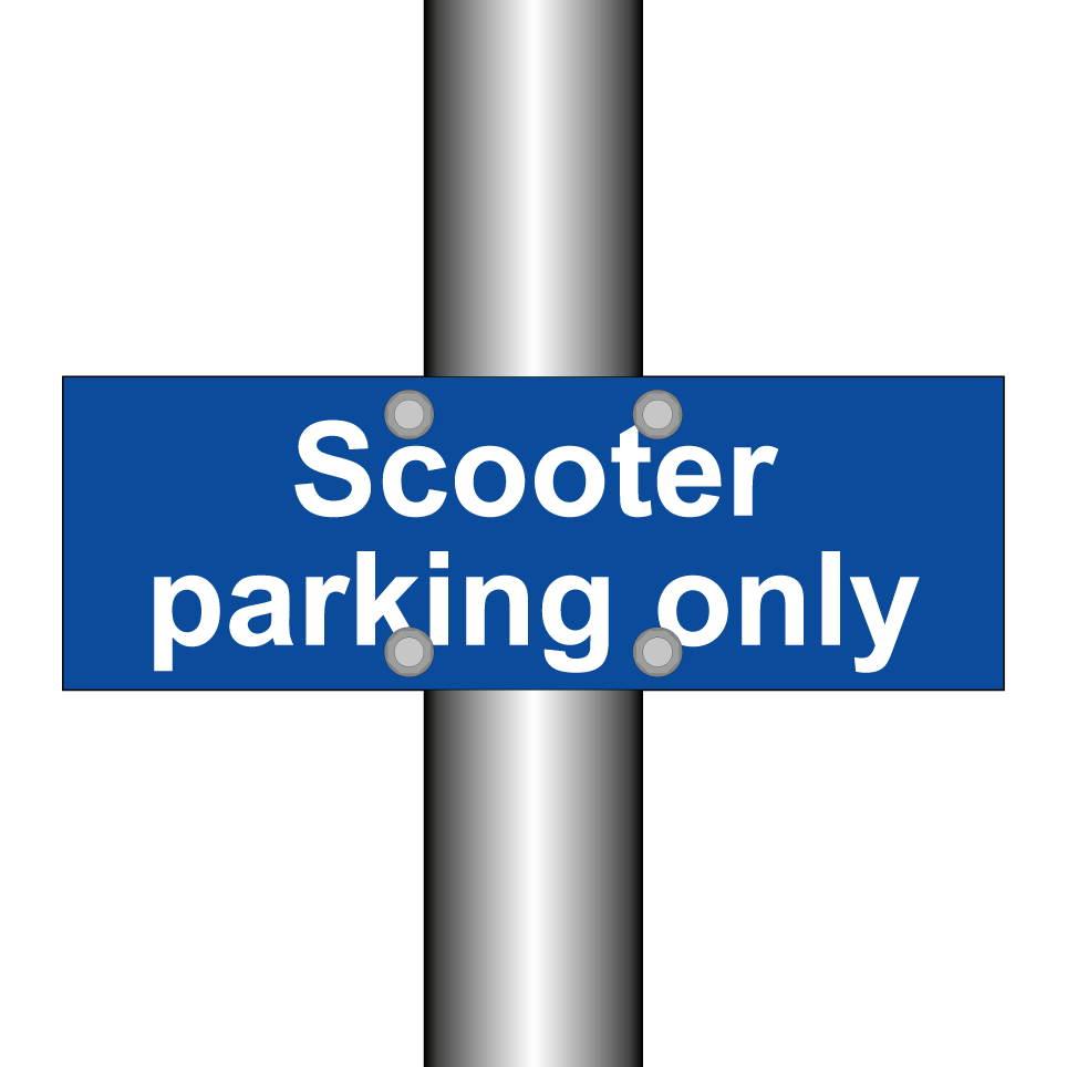 Scooter parking only