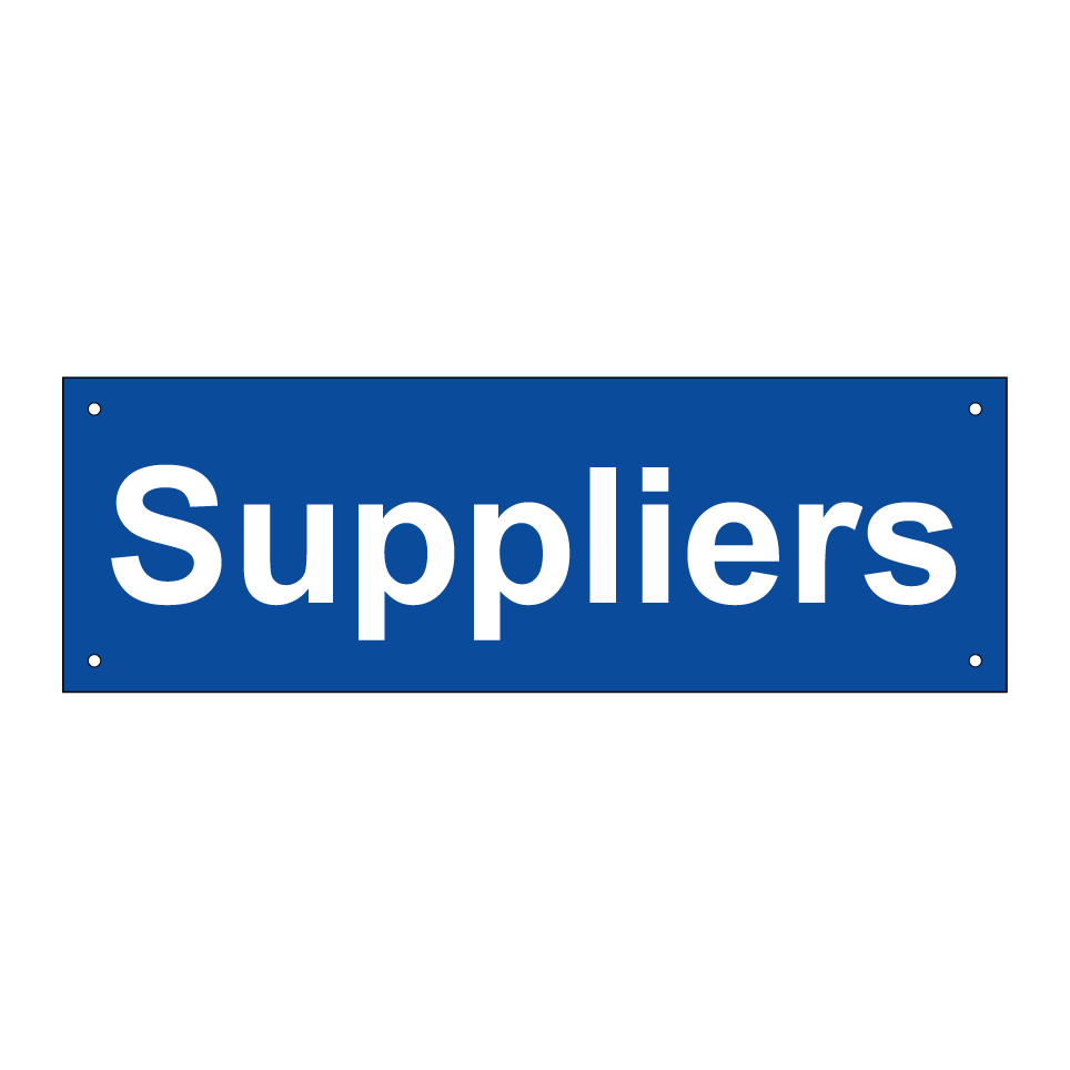 Suppliers