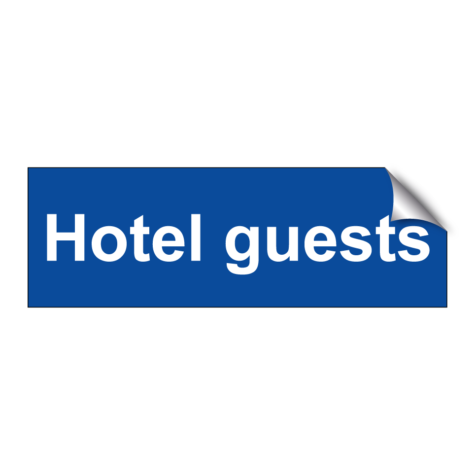 Hotel guests