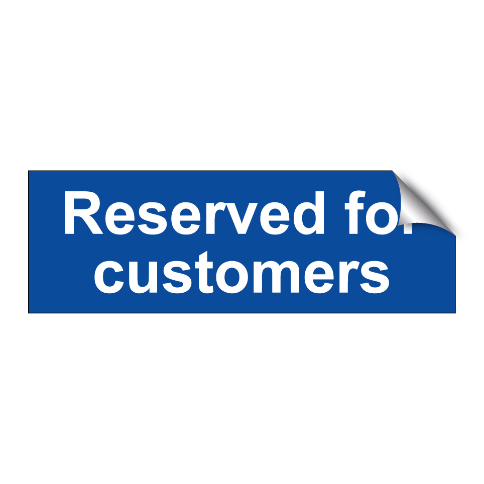 Reserved for customers