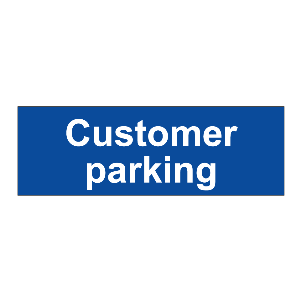Customer parking
