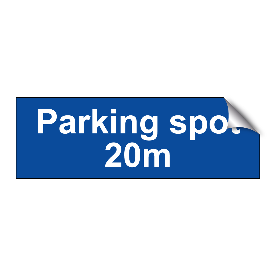 Parking spot 20m