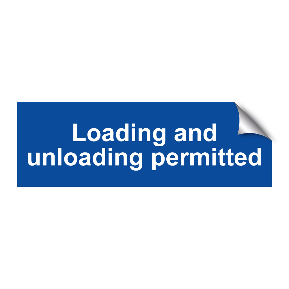 Loading and unloading permitted