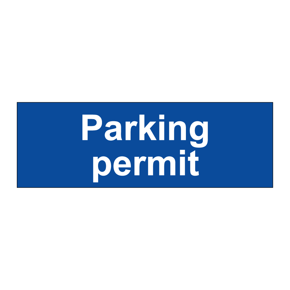 Parking permit