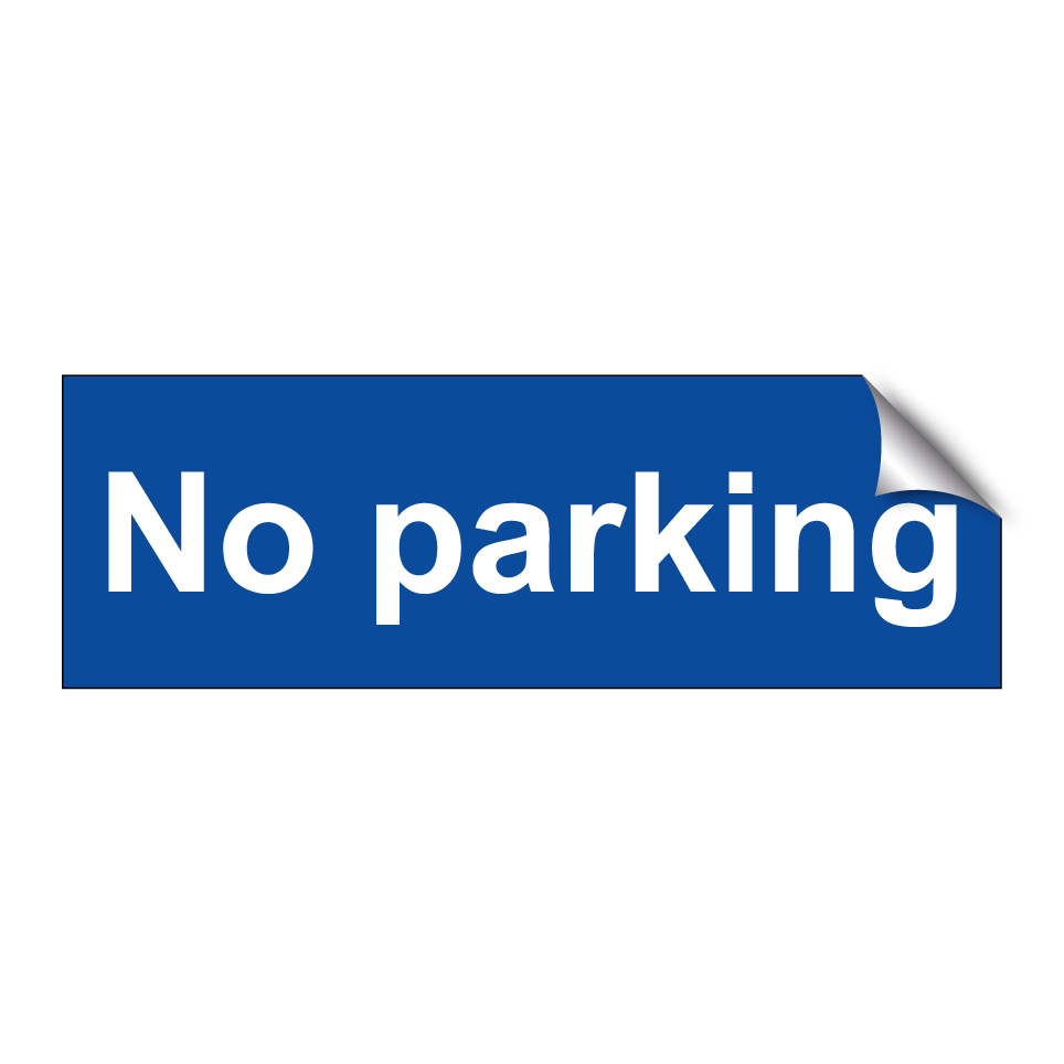 No parking