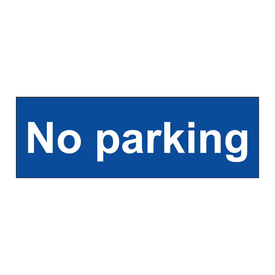 No parking