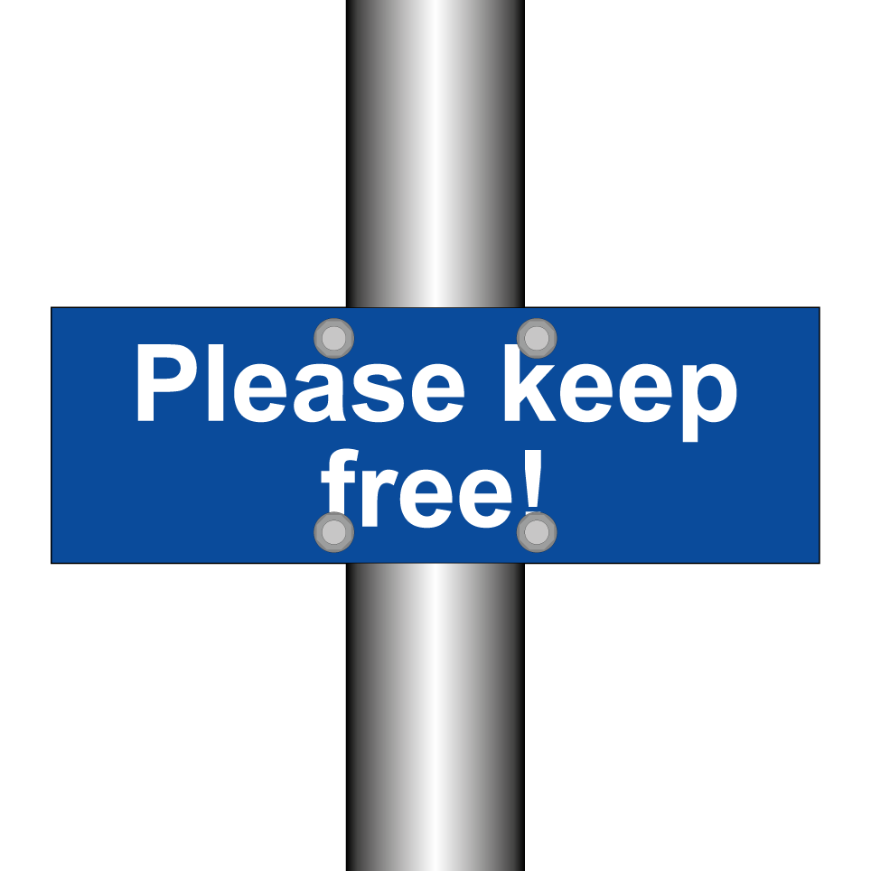 Please keep free!