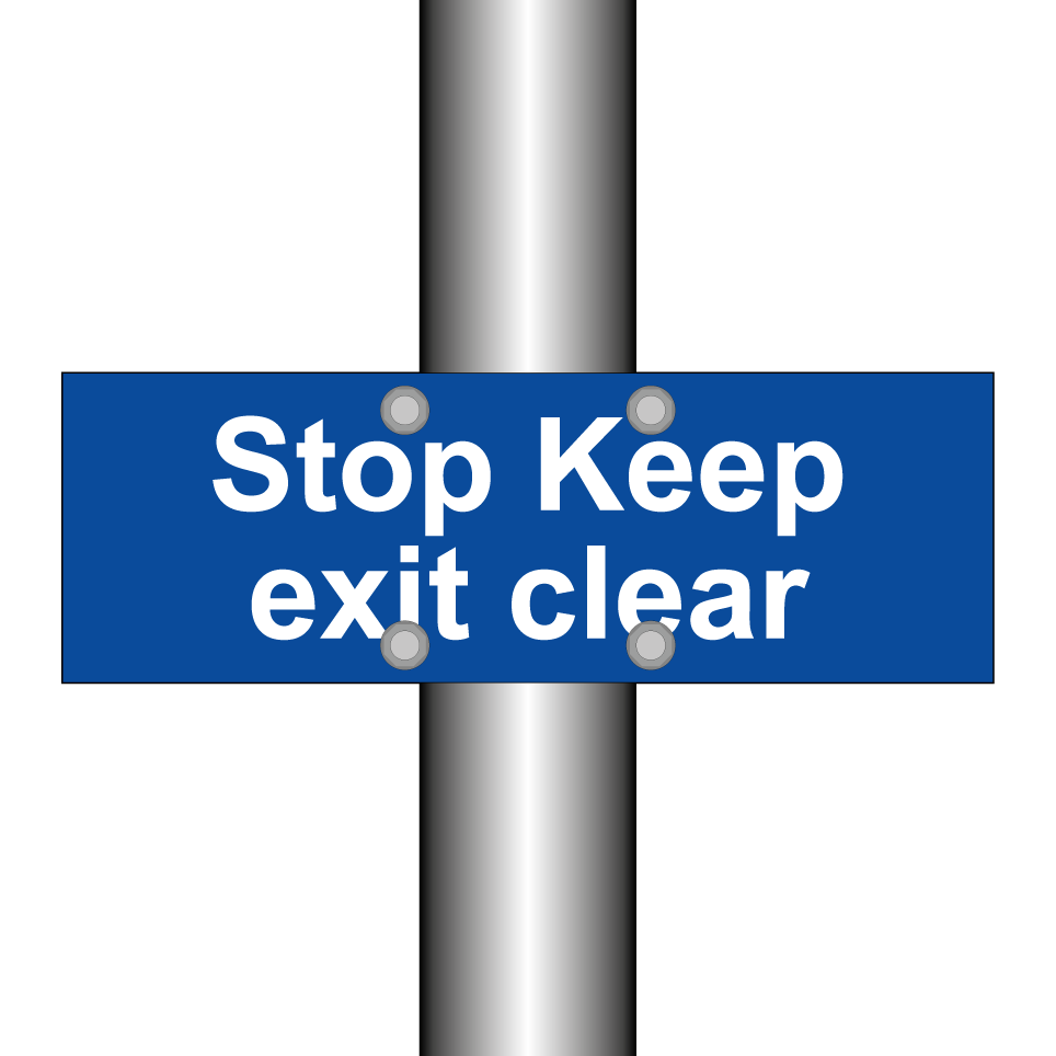 Stop Keep exit clear