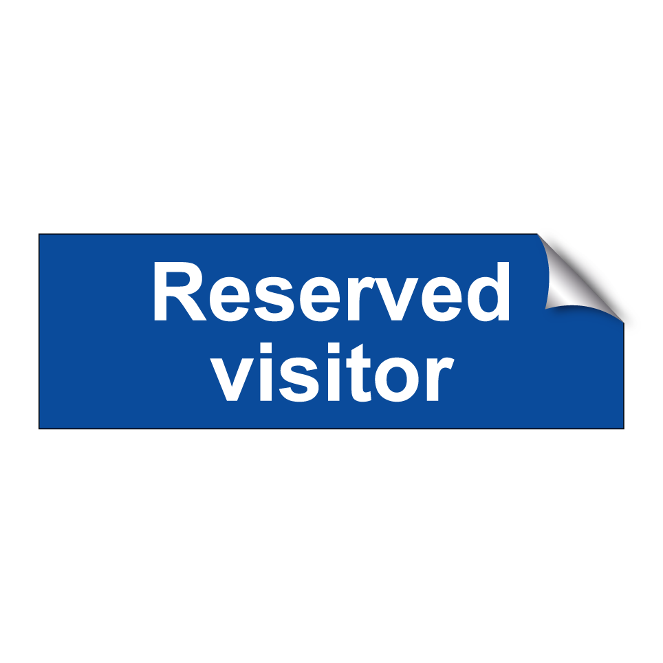 Reserved visitor