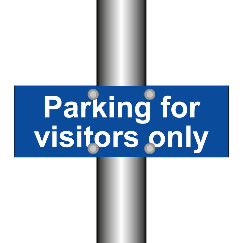 Parking for visitors only