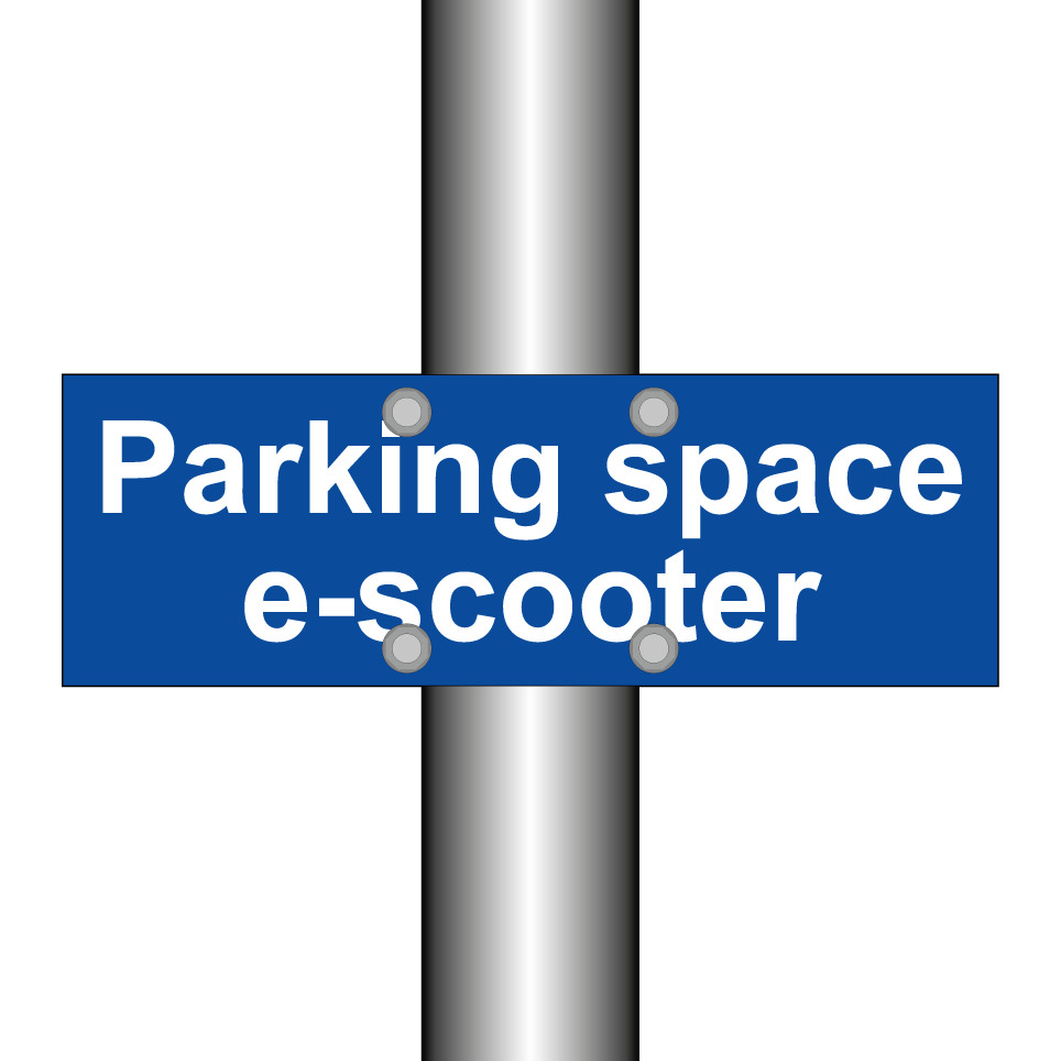 Parking space e-scooter
